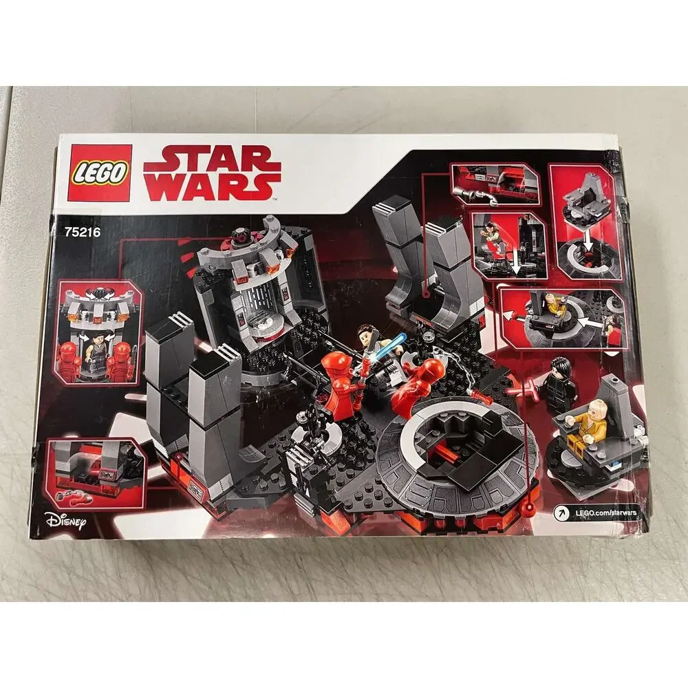 LEGO Star Wars Kylo Ren's Throne Room 75216 New Damaged Box